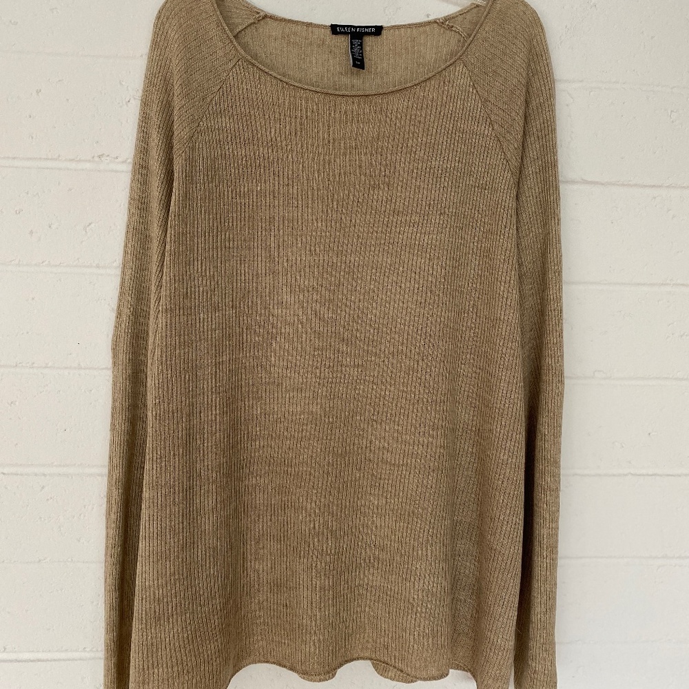 Eileen Fisher Linen Sweater S/P